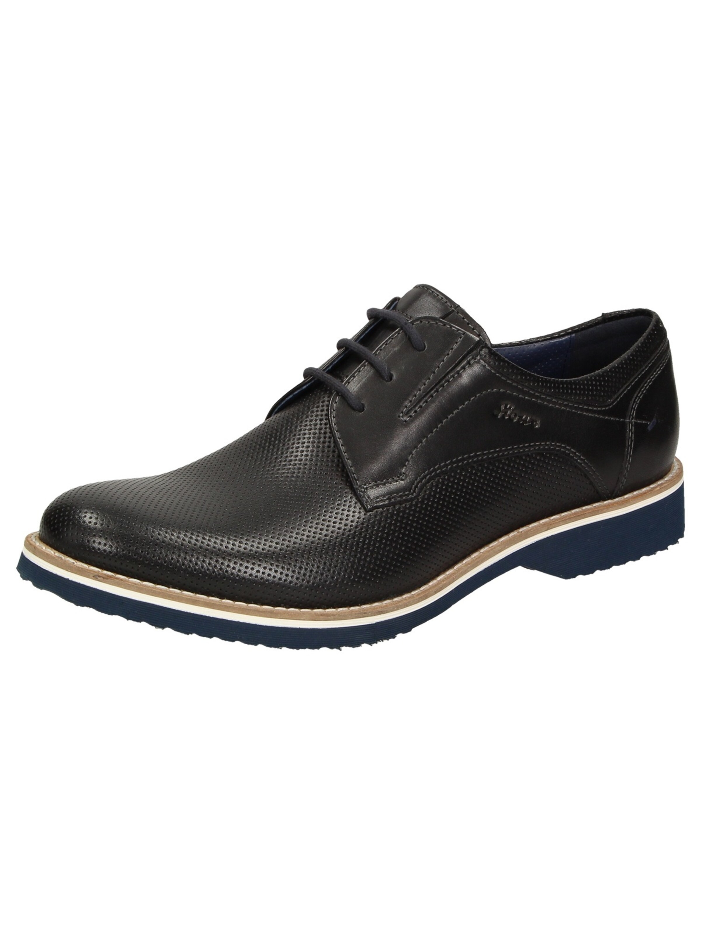 SIOUX - Veterschoen 'Encanio-704' in de kleur Zwart