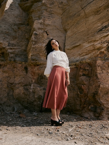 Bohemian Blouse And Skirt Look
