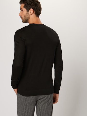 Lindbergh Sweater in Black: back