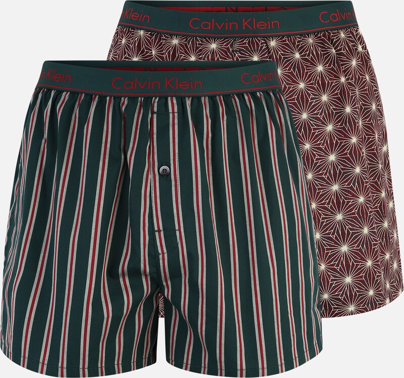 Calvin Klein Underwear Boxershorts In Grun Rot About You