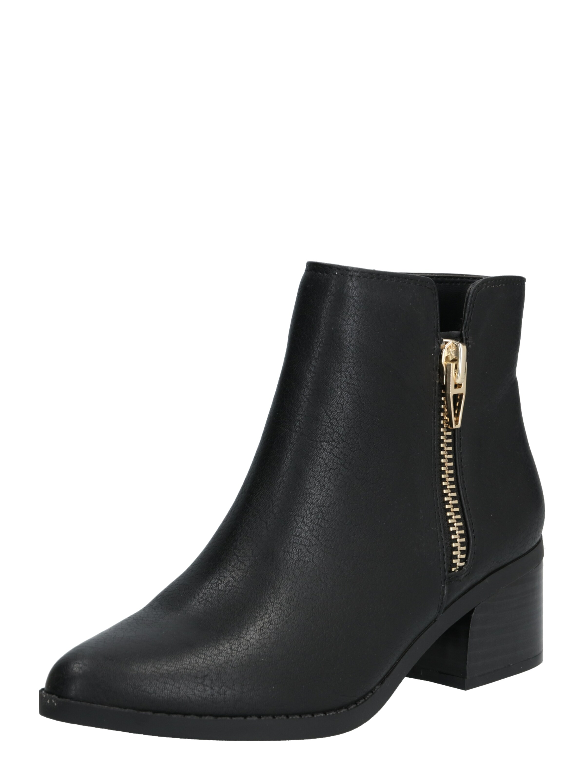 CALL IT SPRING - Enkellaarsjes 'ZIPIT' in de kleur Zwart