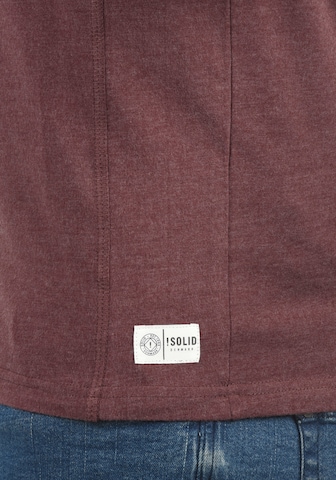 Maglietta 'Doriano' di !Solid in rosso