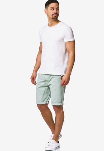 INDICODE JEANS Regular Shorts 'Cuba' in Blau