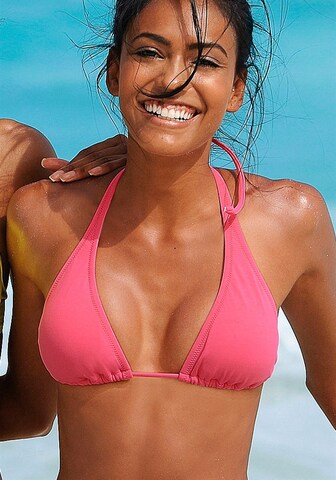 BUFFALO Triangle Bikini Top in Pink: front