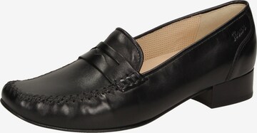 SIOUX Classic Flats in Black: front