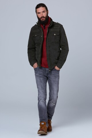 CAMP DAVID Between-Season Jacket in Black: front