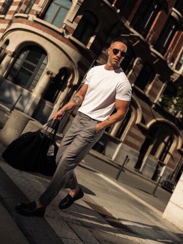 Classic Grey Chino Look by DAN FOX APPAREL