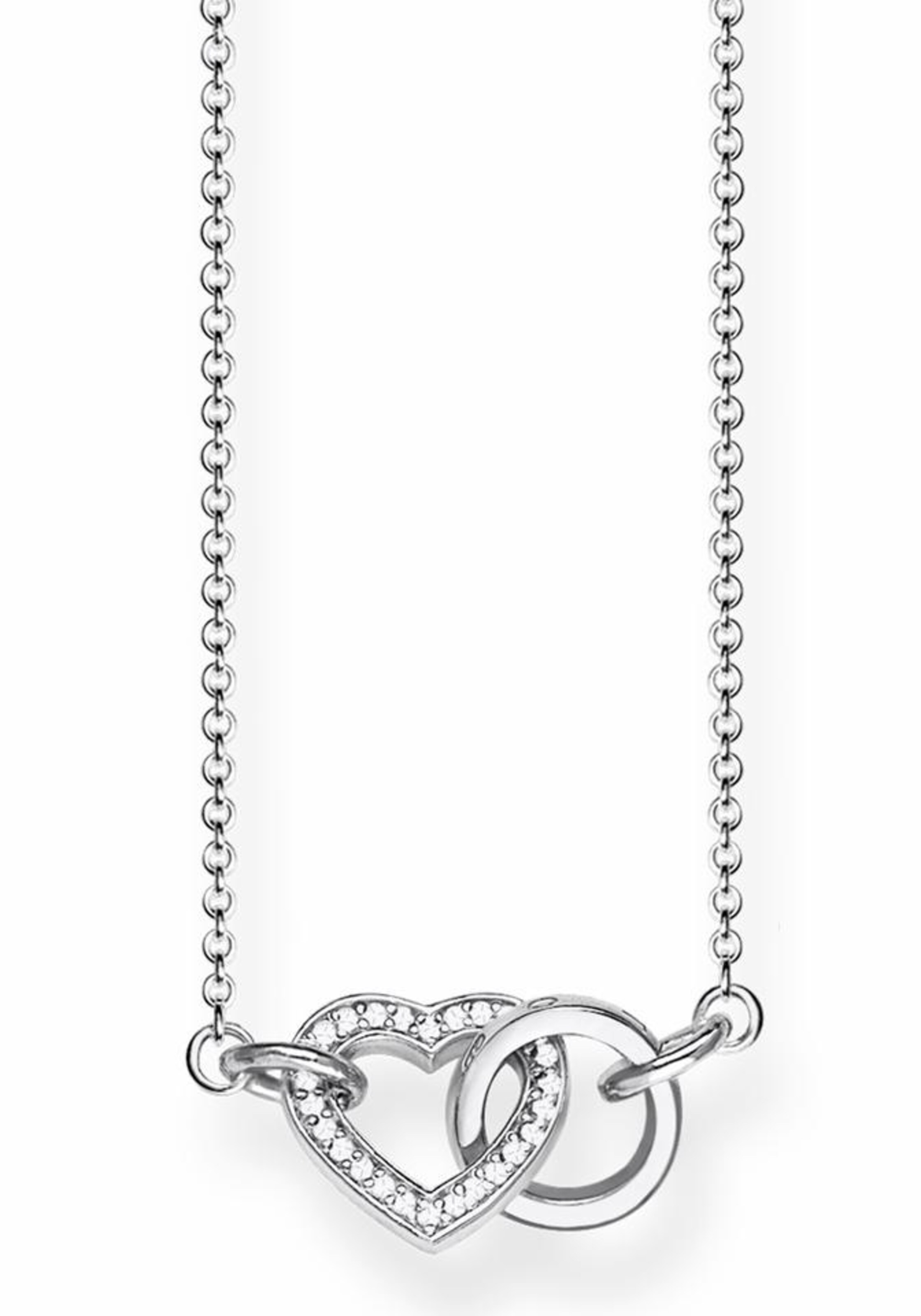 Thomas Sabo Kette 'Together' in Silber: Vorderseite