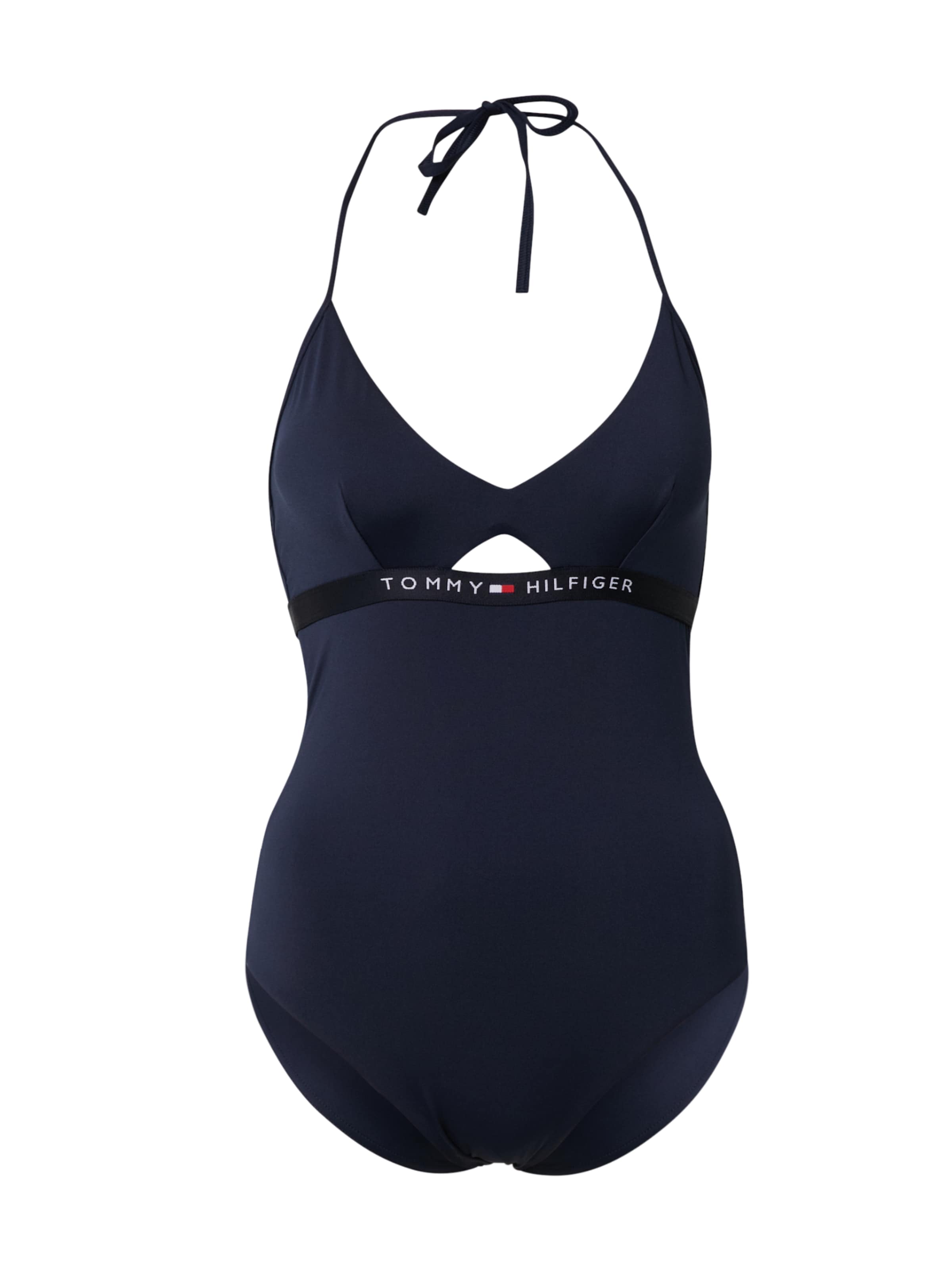 Tommy Hilfiger Underwear Bustier Badpak in Blauw: voorkant