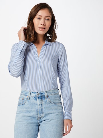 VERO MODA Blouse body 'ERIKA' in Blauw: voorkant