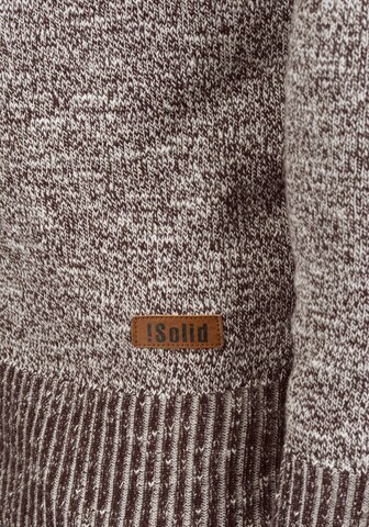 !Solid Sweater 'Thian' in Brown