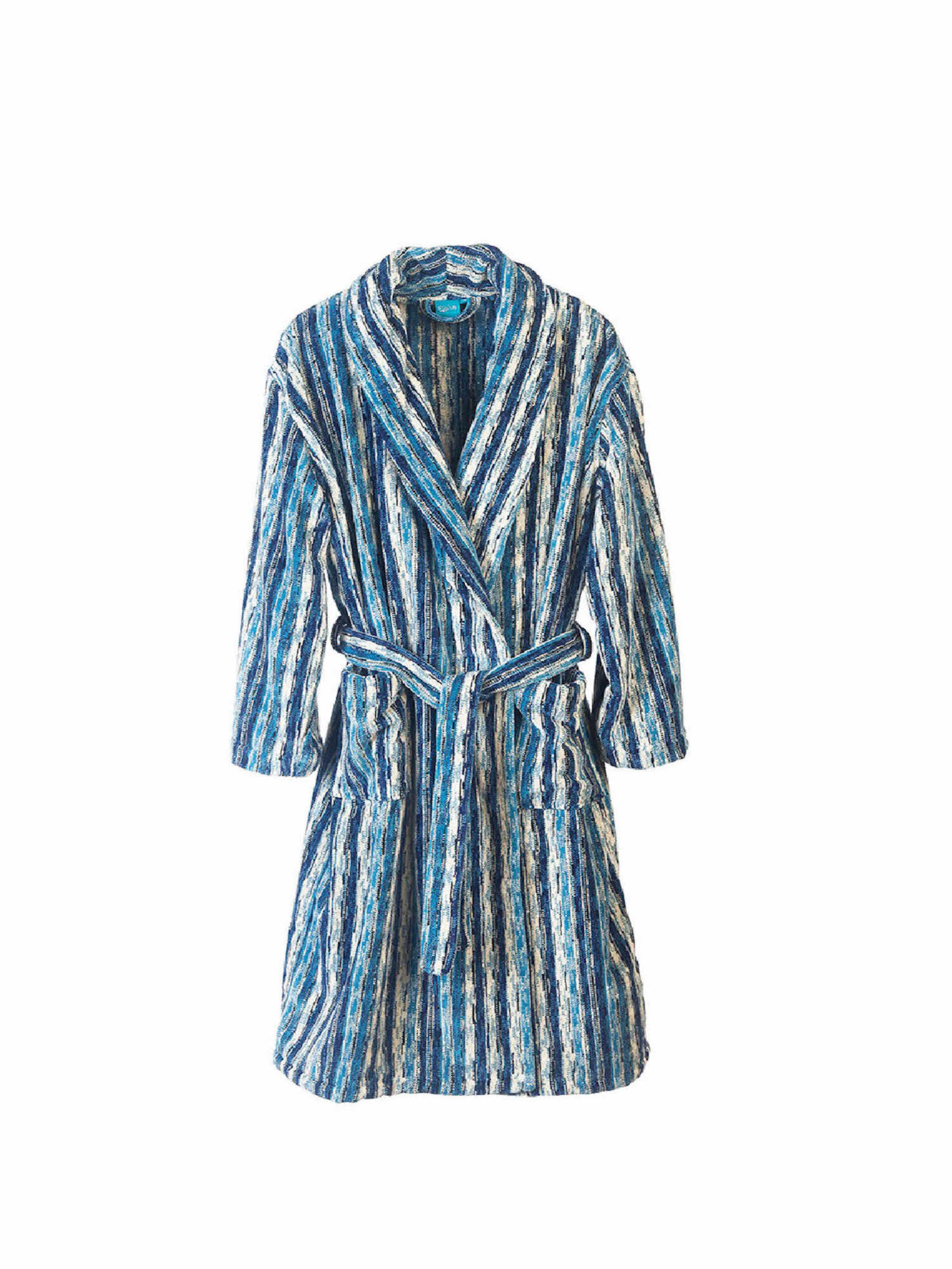 Elaiva - Badjas lang  in de kleur Blauw