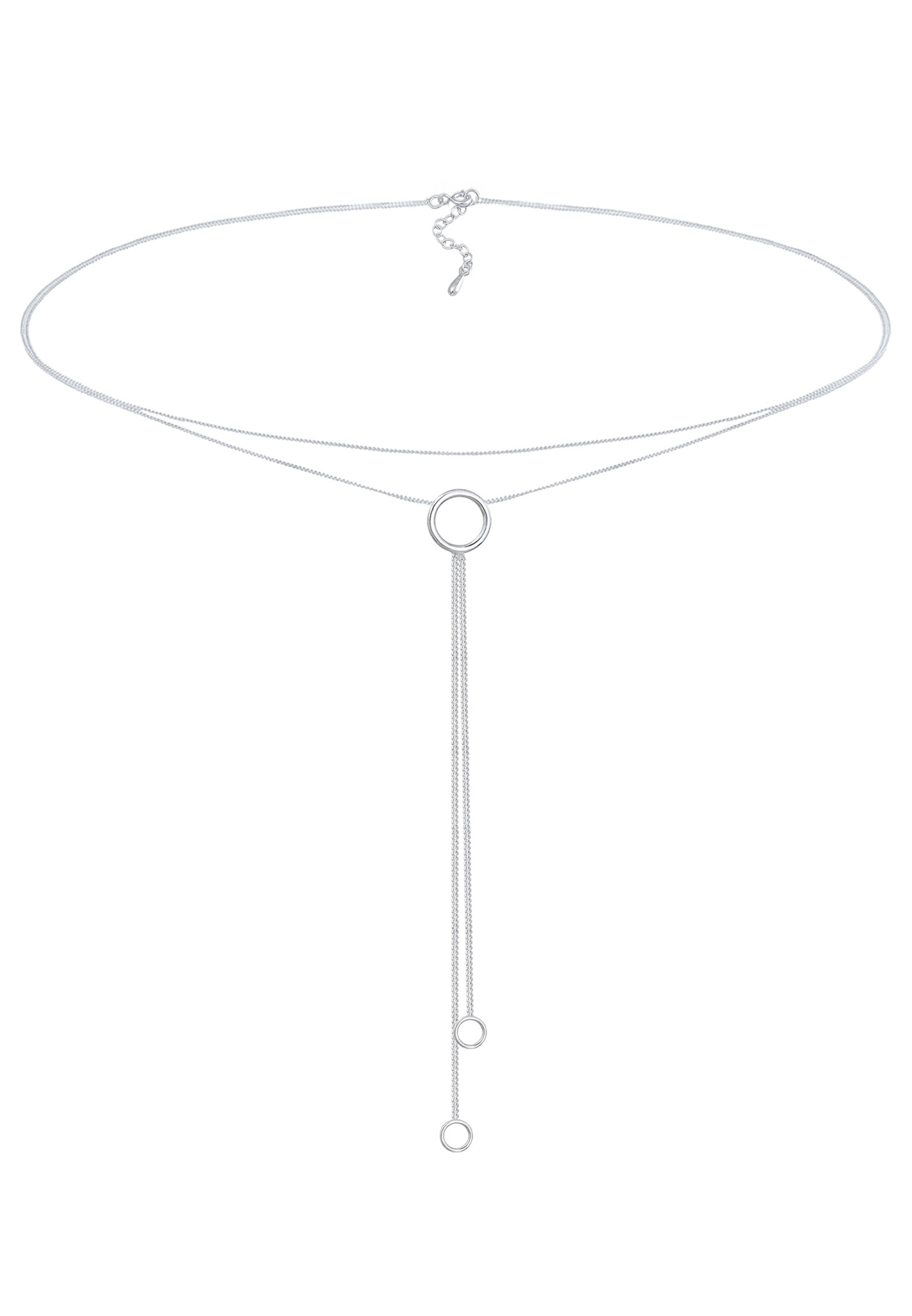Chaîne ELLI en argent : devant