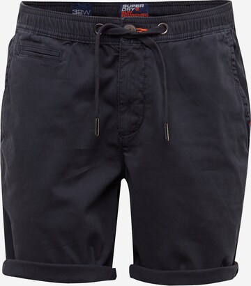 Superdry Broek in Blauw: voorkant