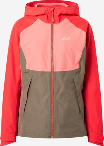 Veste outdoor 'Mount Isa' JACK WOLFSKIN en mélange de couleurs : devant