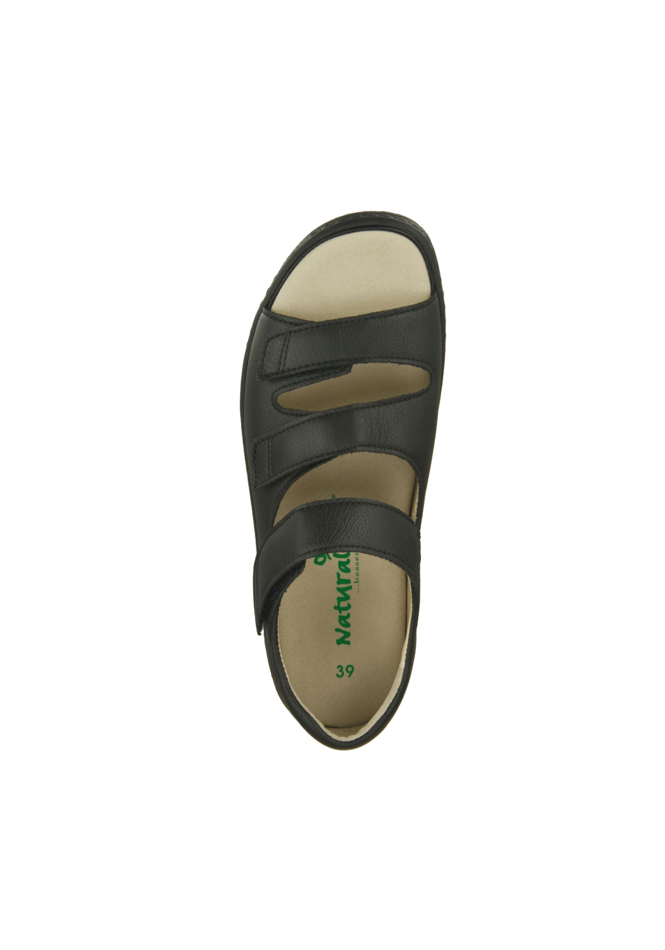 Natural Feet Sandaal 'Casablanca' in Zwart