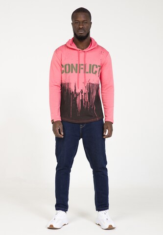 Sweat-shirt PLUS EIGHTEEN en rose