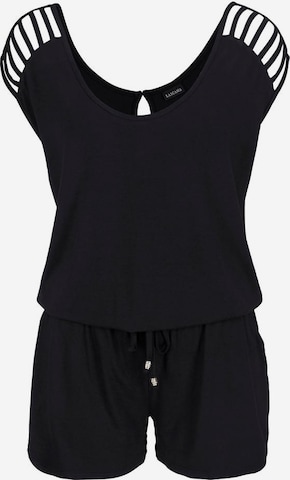 LASCANA Jumpsuit in Black: front