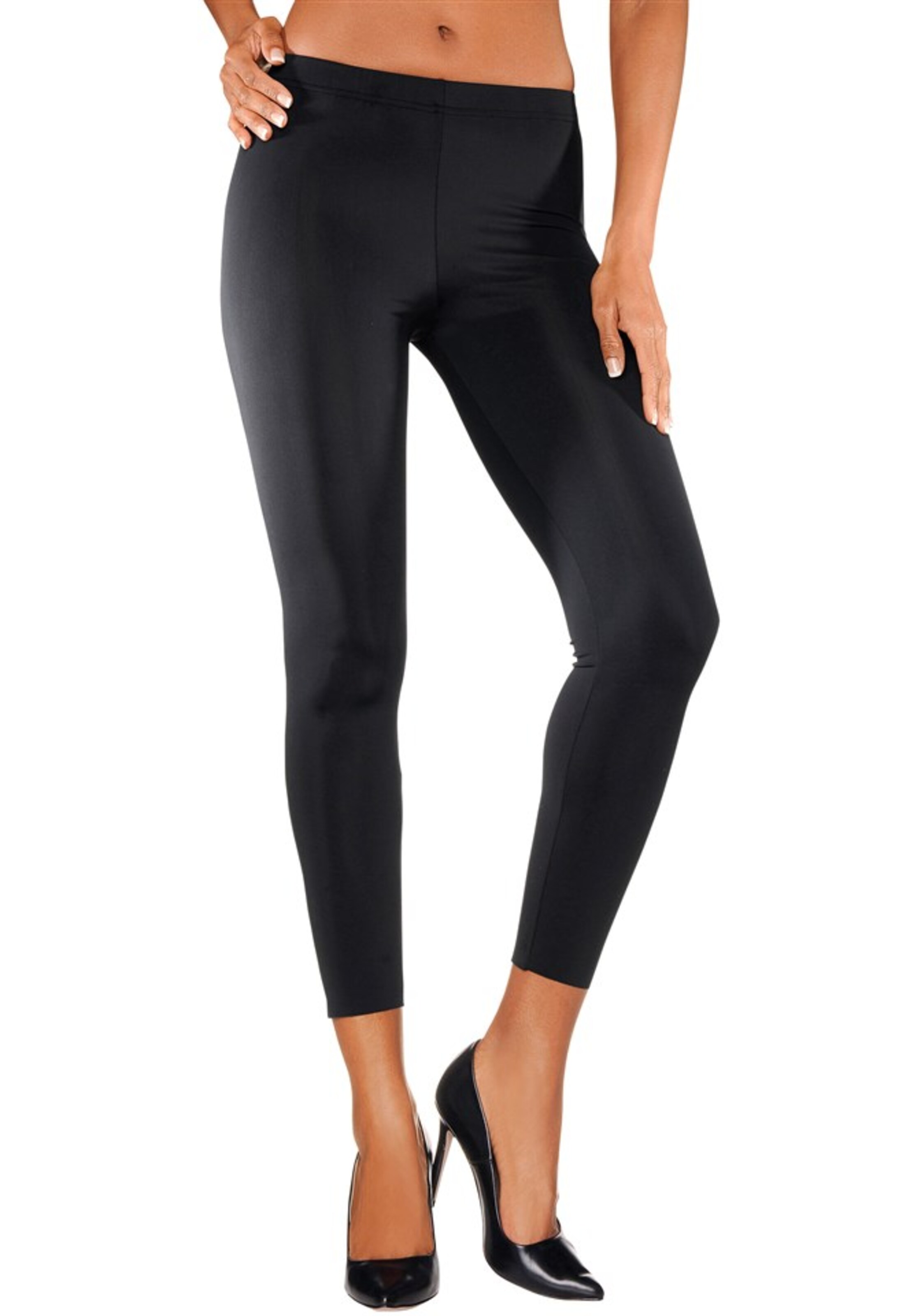 LASCANA - Form-Leggings in schwarz
