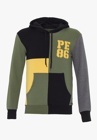 Sweat-shirt PLUS EIGHTEEN en vert : devant