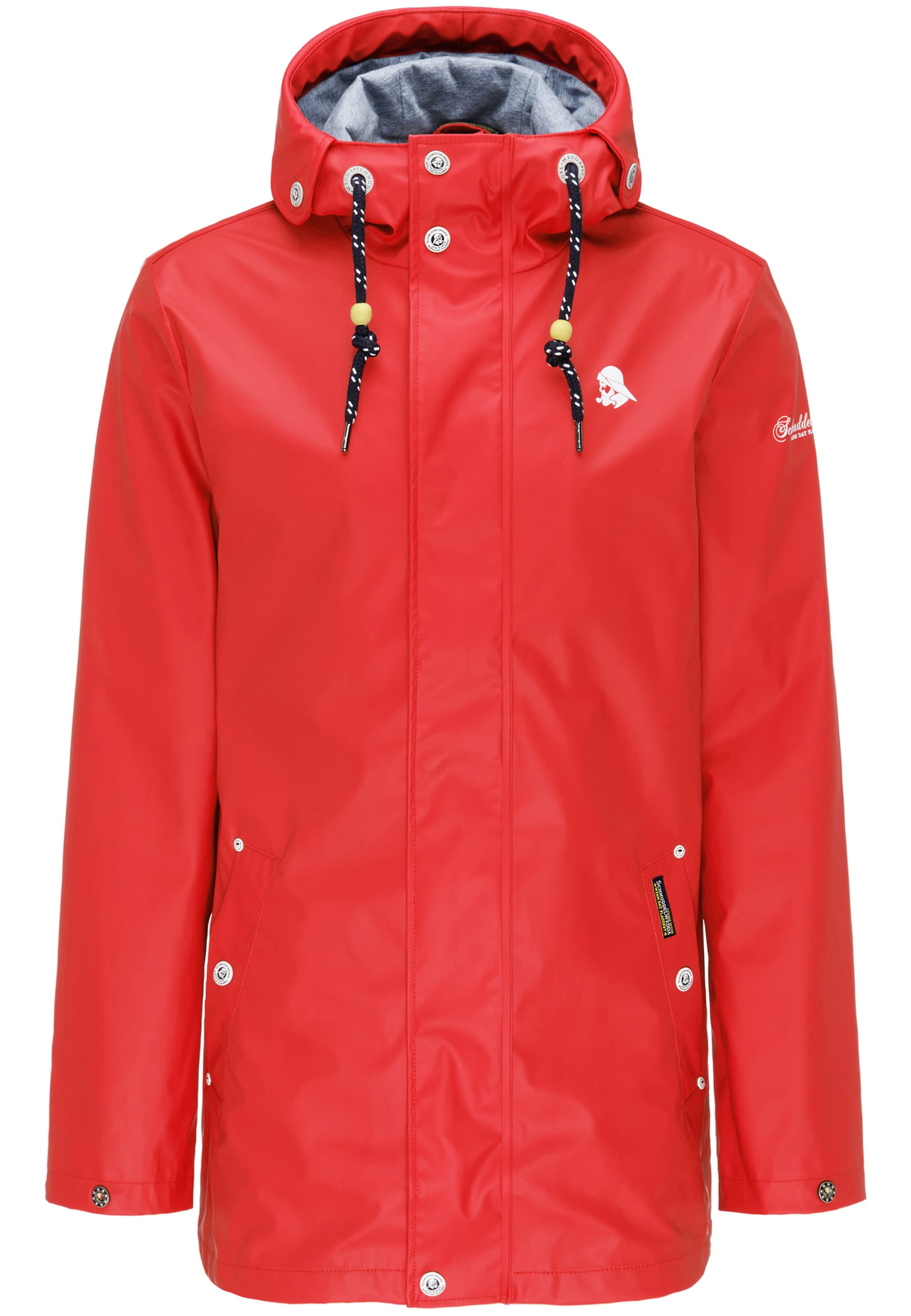 Schmuddelwedda - Tussenjas in de kleur Rood