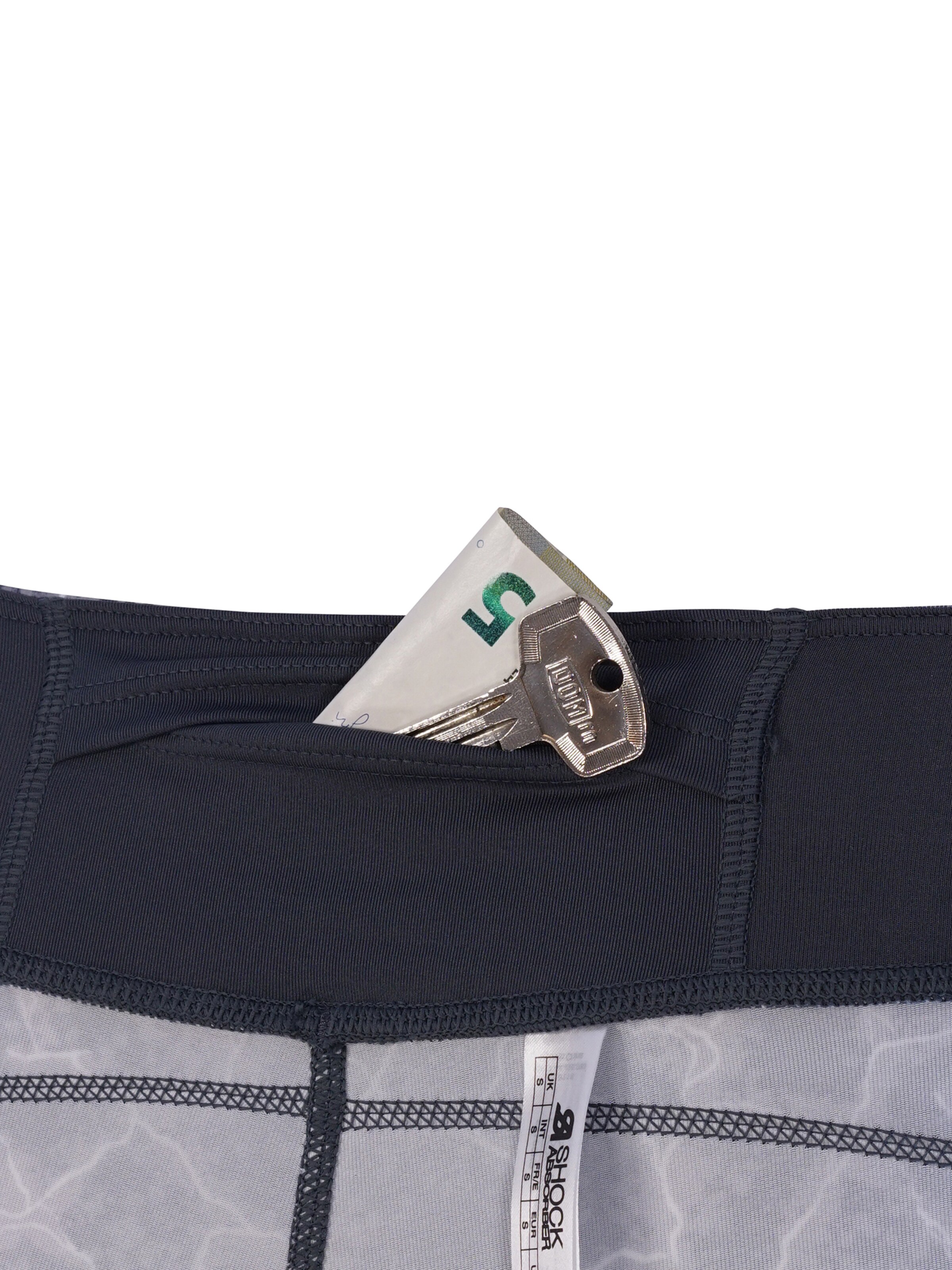 SHOCK ABSORBER Skinny Sports trousers 'Active' in Grey