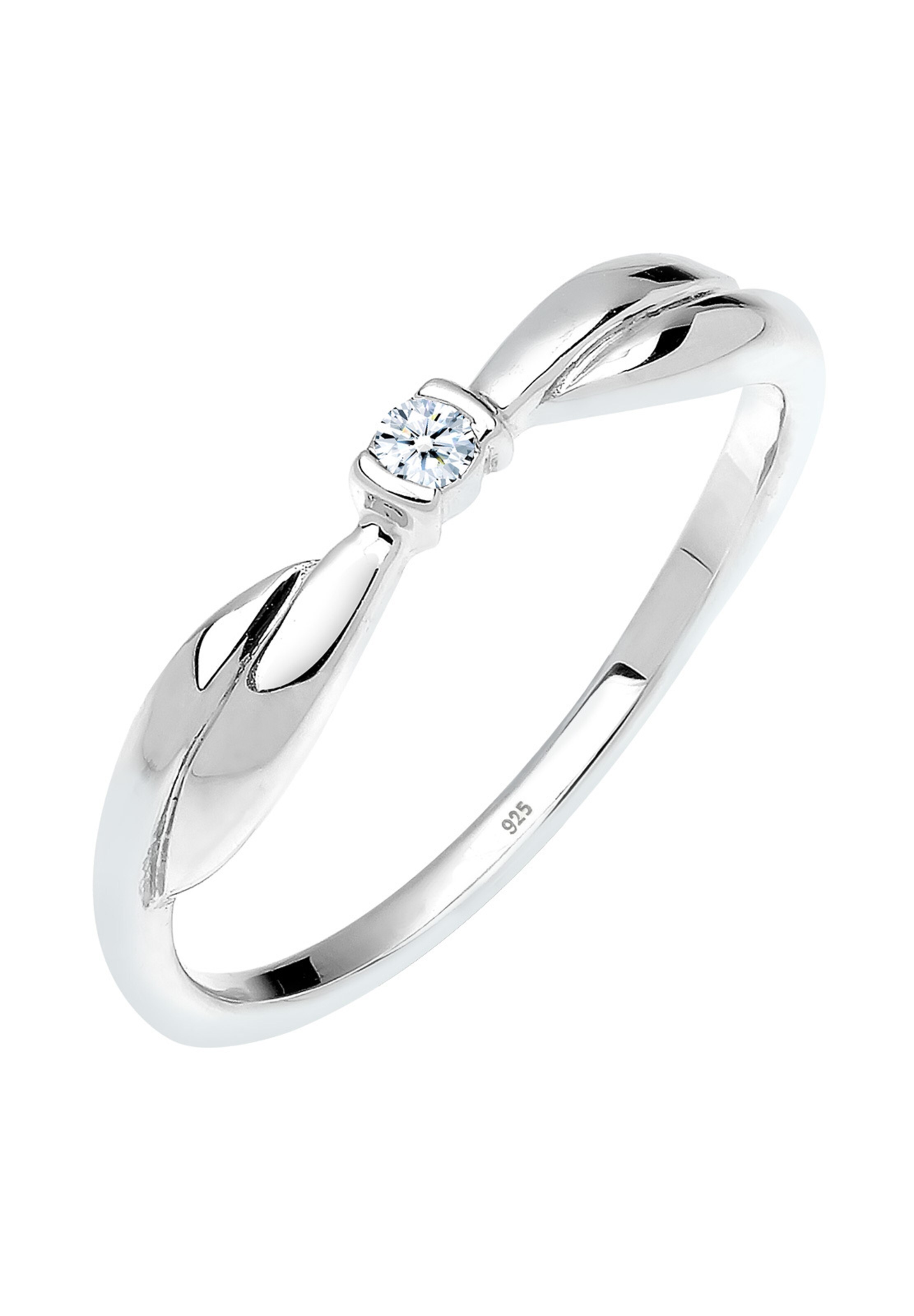 Elli DIAMONDS Ring in Silber: Vorderseite