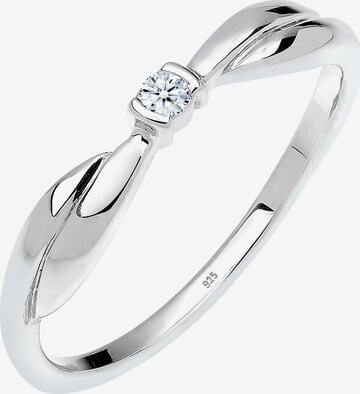 Elli DIAMONDS Ring in Silver: front