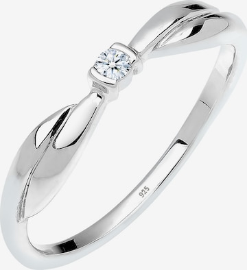 Elli DIAMONDS Ring in Zilver: voorkant