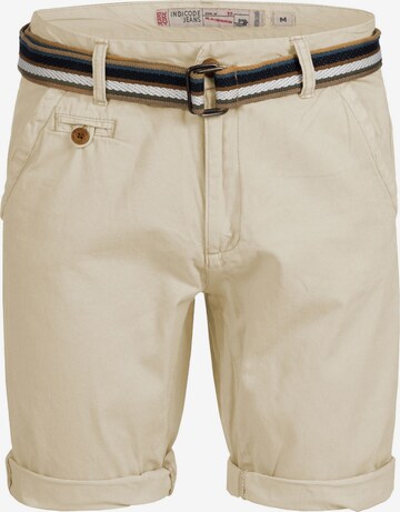 INDICODE JEANS Shorts 'Cuba' in Beige: predná strana