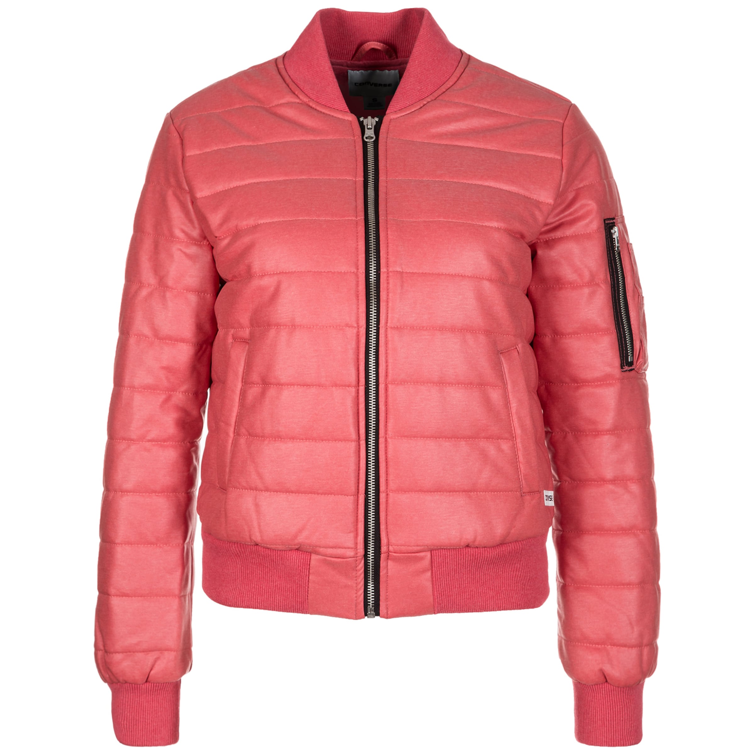 CONVERSE - Tussenjas 'Coated Jersey MA-1' in de kleur Grenadine