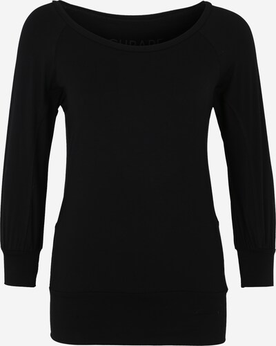 CURARE Yogawear Performance shirt 'Flow' in Black, Item view