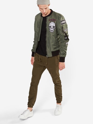 Urban Classics Tapered Nadrág - zöld