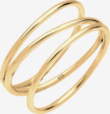 ELLI Ring 'Wickelring' in Gold: predná strana
