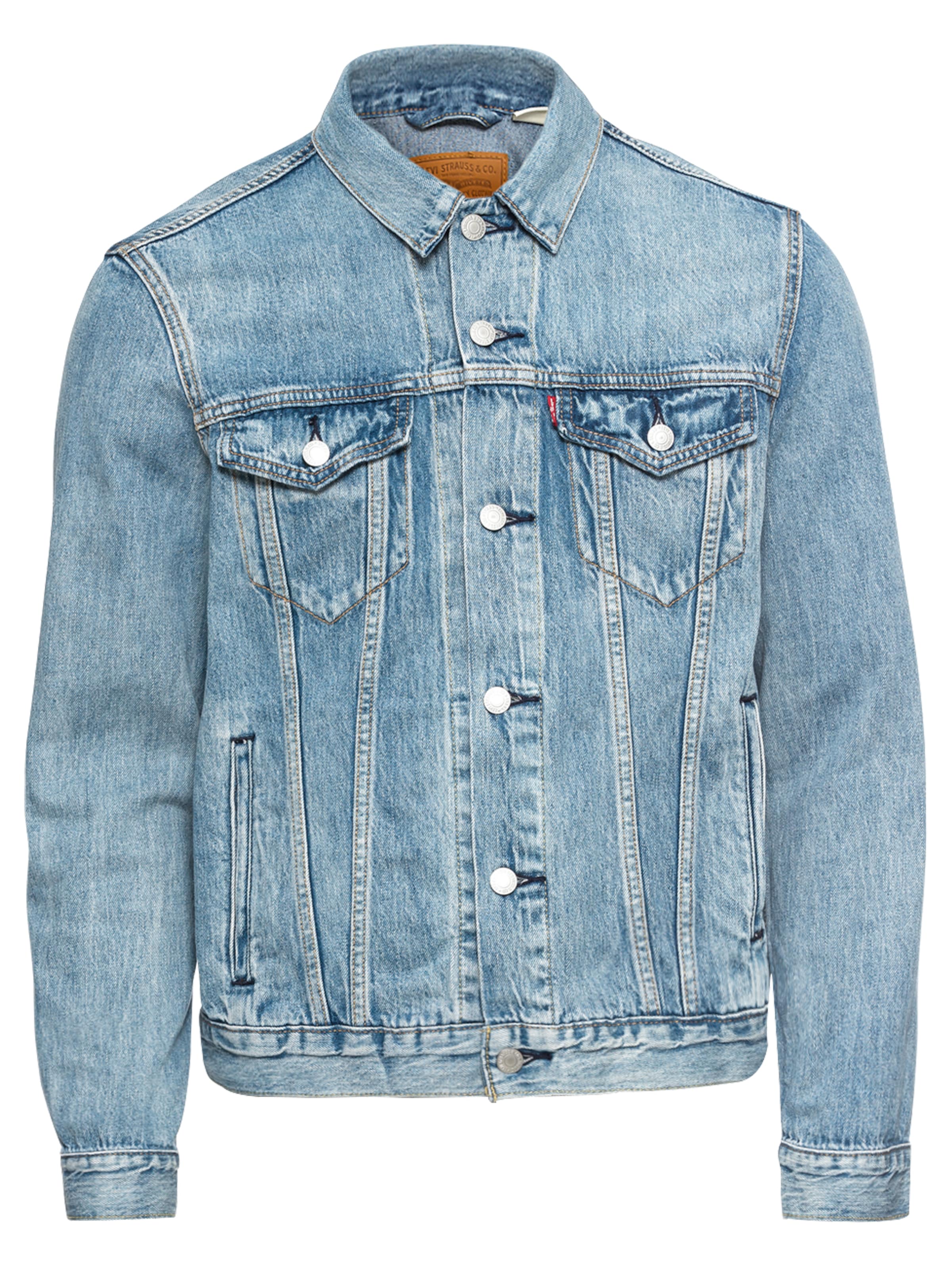 LEVI'S - Tussenjas 'THE TRUCKER' in de kleur Blauw denim