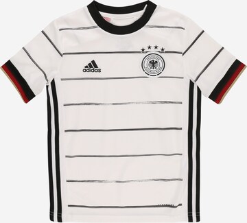 ADIDAS PERFORMANCE Funkční tričko 'EM 2020 DFB' – bílá: přední strana