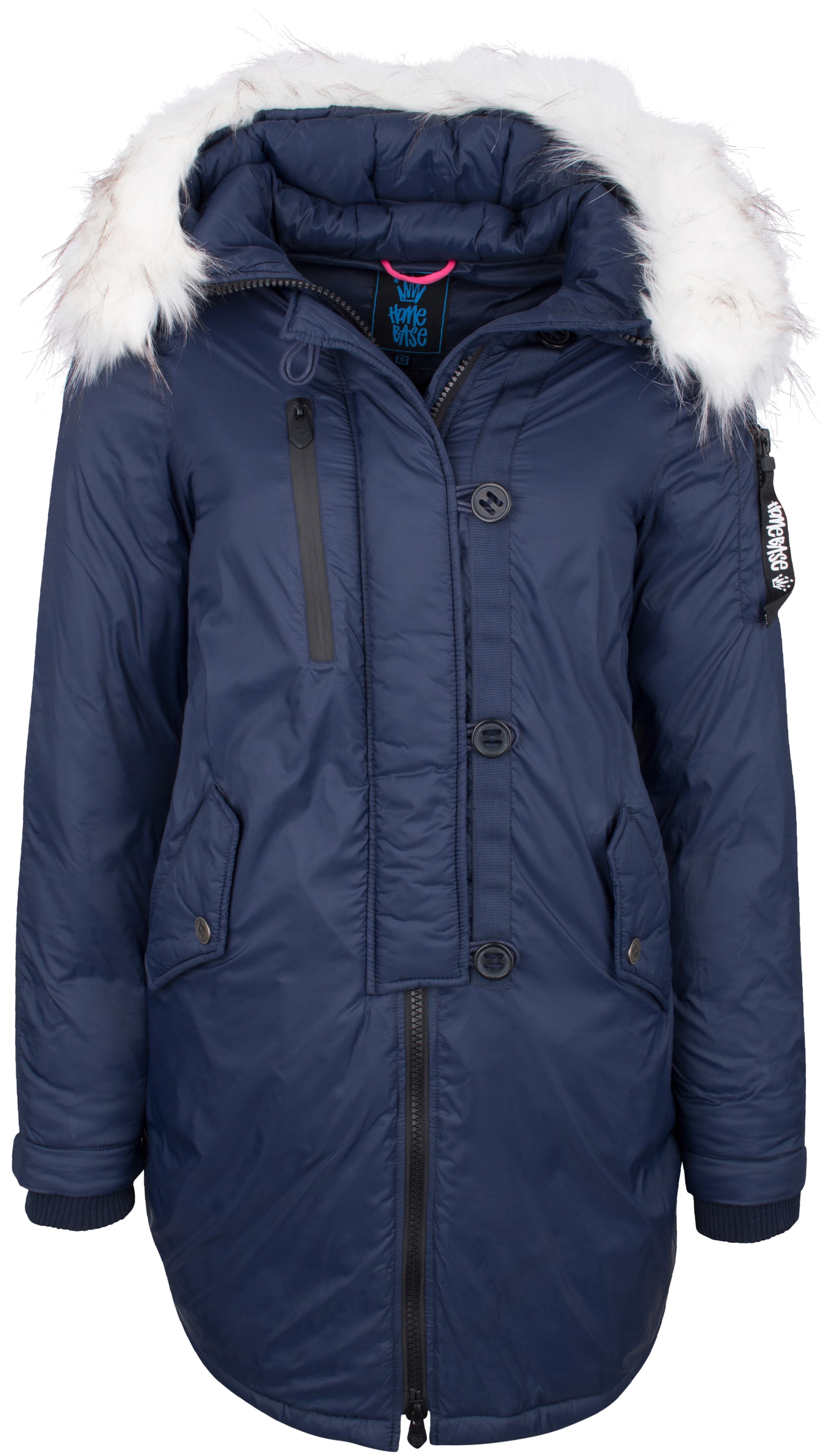 HOMEBASE Talveparka, värv sinine: eest vaates