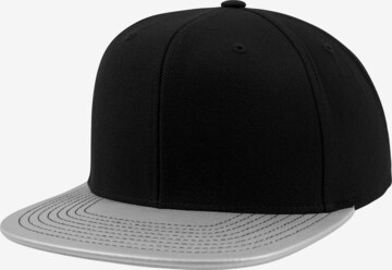 Flexfit - Gorra 'Metallic Visor' en negro: frente