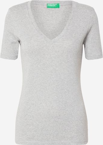 T-shirt UNITED COLORS OF BENETTON en gris : devant