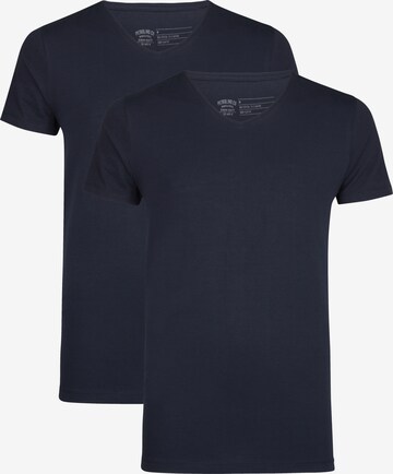 T-Shirt Petrol Industries en bleu : devant