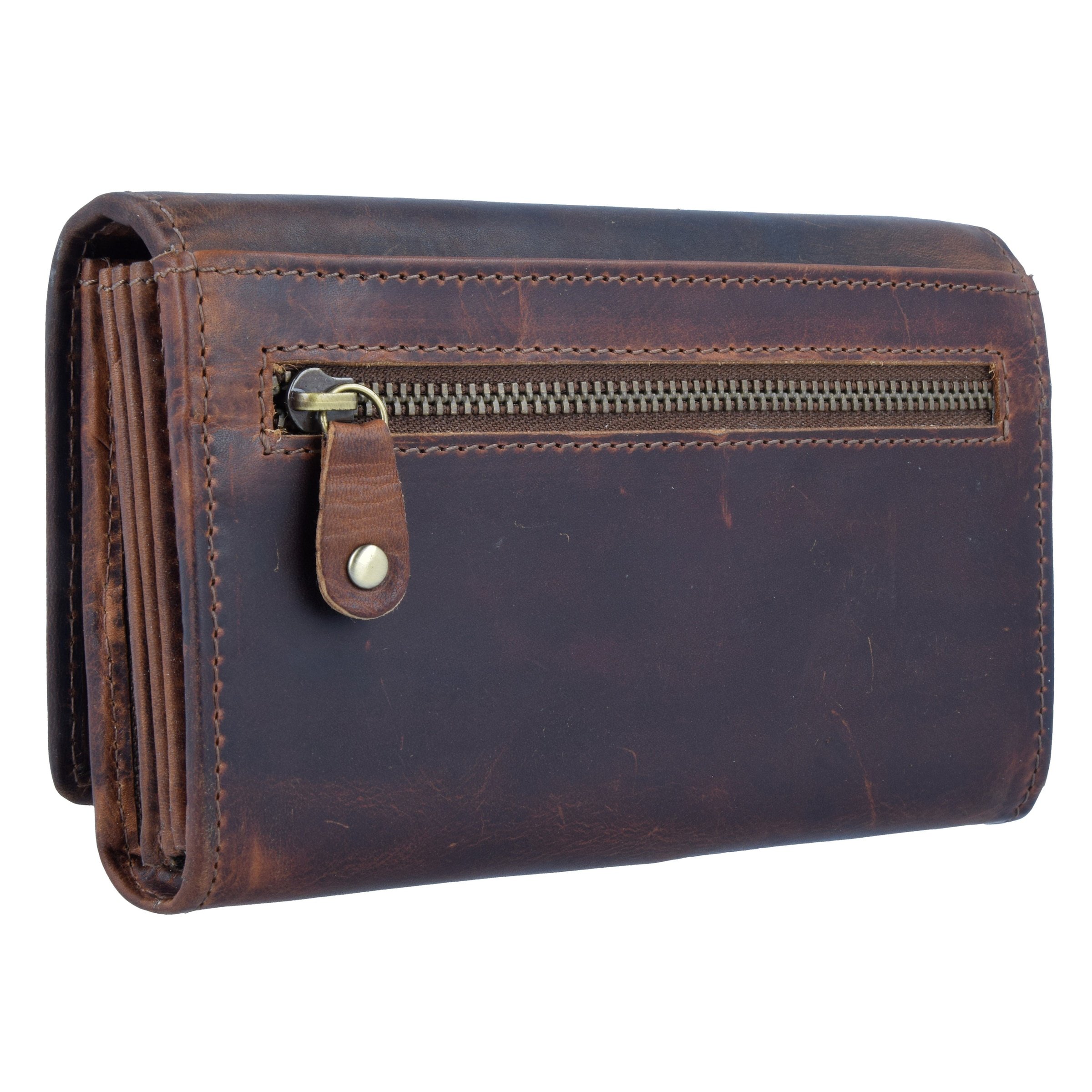 Greenland Nature Portemonnee 'Soft & Safe' in Bruin