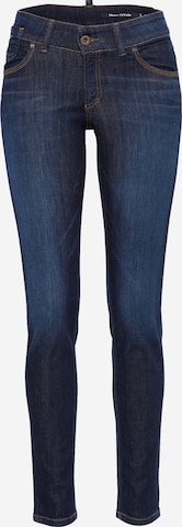 Marc O'Polo Slimfit Jeans in Blauw: voorkant