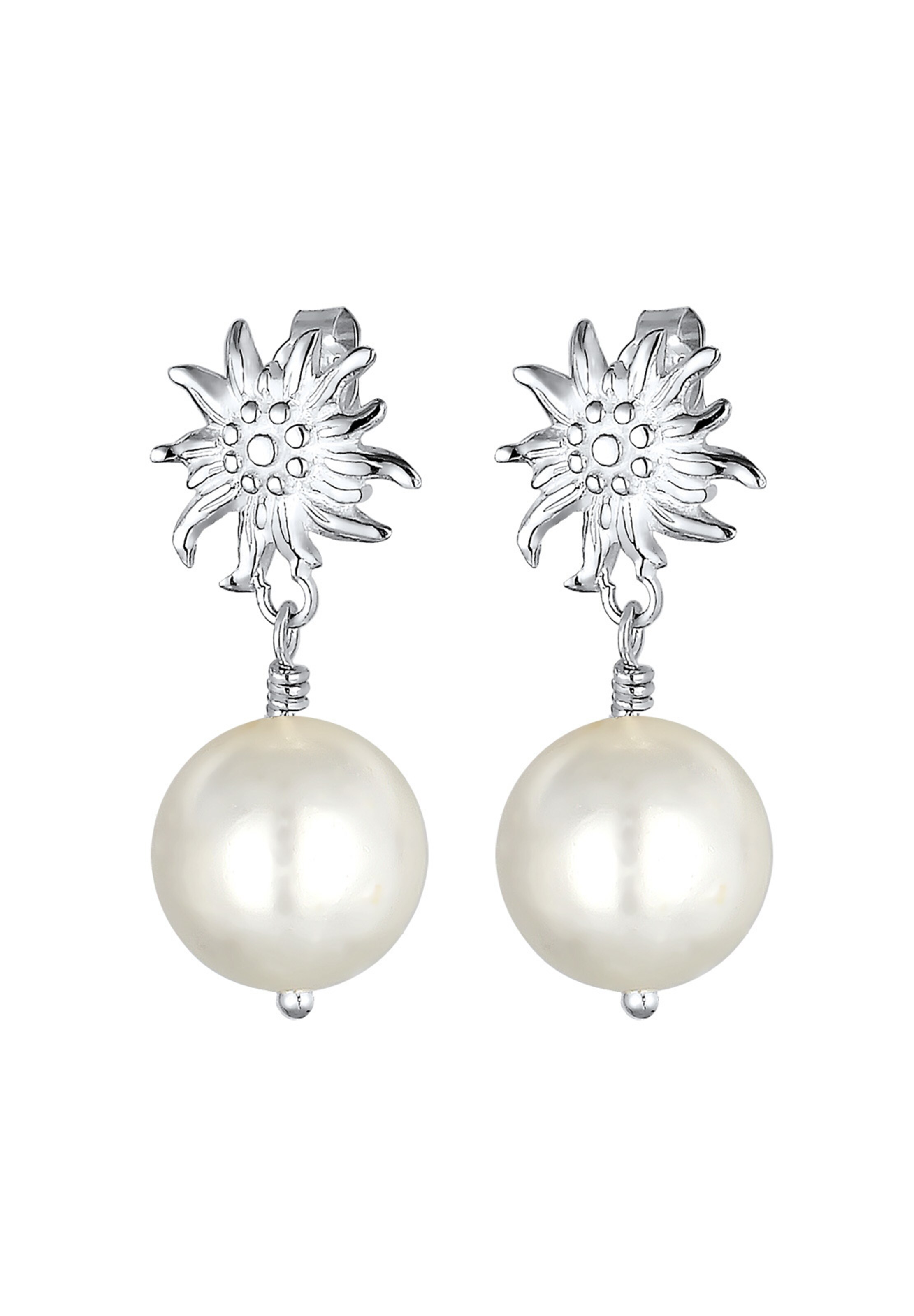 Boucles d'oreilles 'Edelweiss' ELLI en argent
