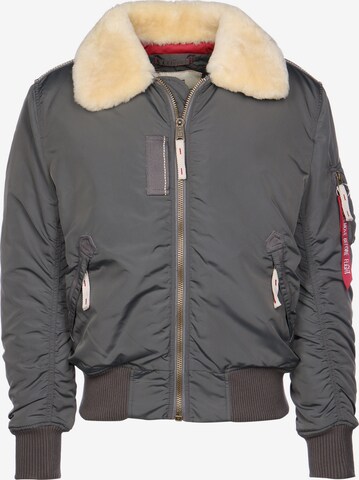 ALPHA INDUSTRIES Between-season jacket 'Injector III' in Grey: front