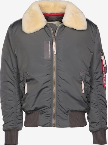 ALPHA INDUSTRIES - Chaqueta de entretiempo 'Injector III' en gris: frente