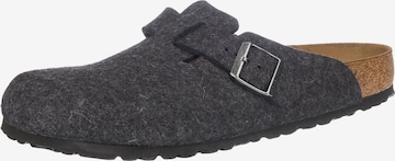 BIRKENSTOCK - Socas 'Boston' em cinzento: frente