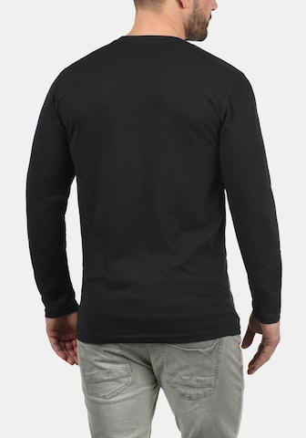 !Solid Langarmshirt 'Beda' in Schwarz