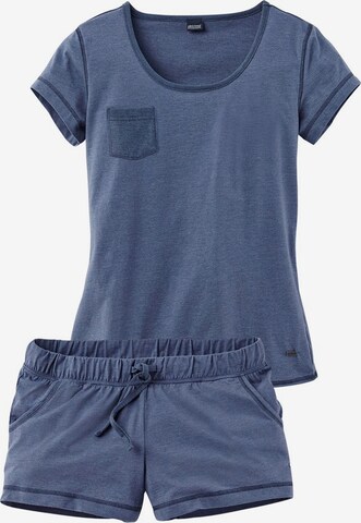 ARIZONA Short Pajama Set in Blue: front