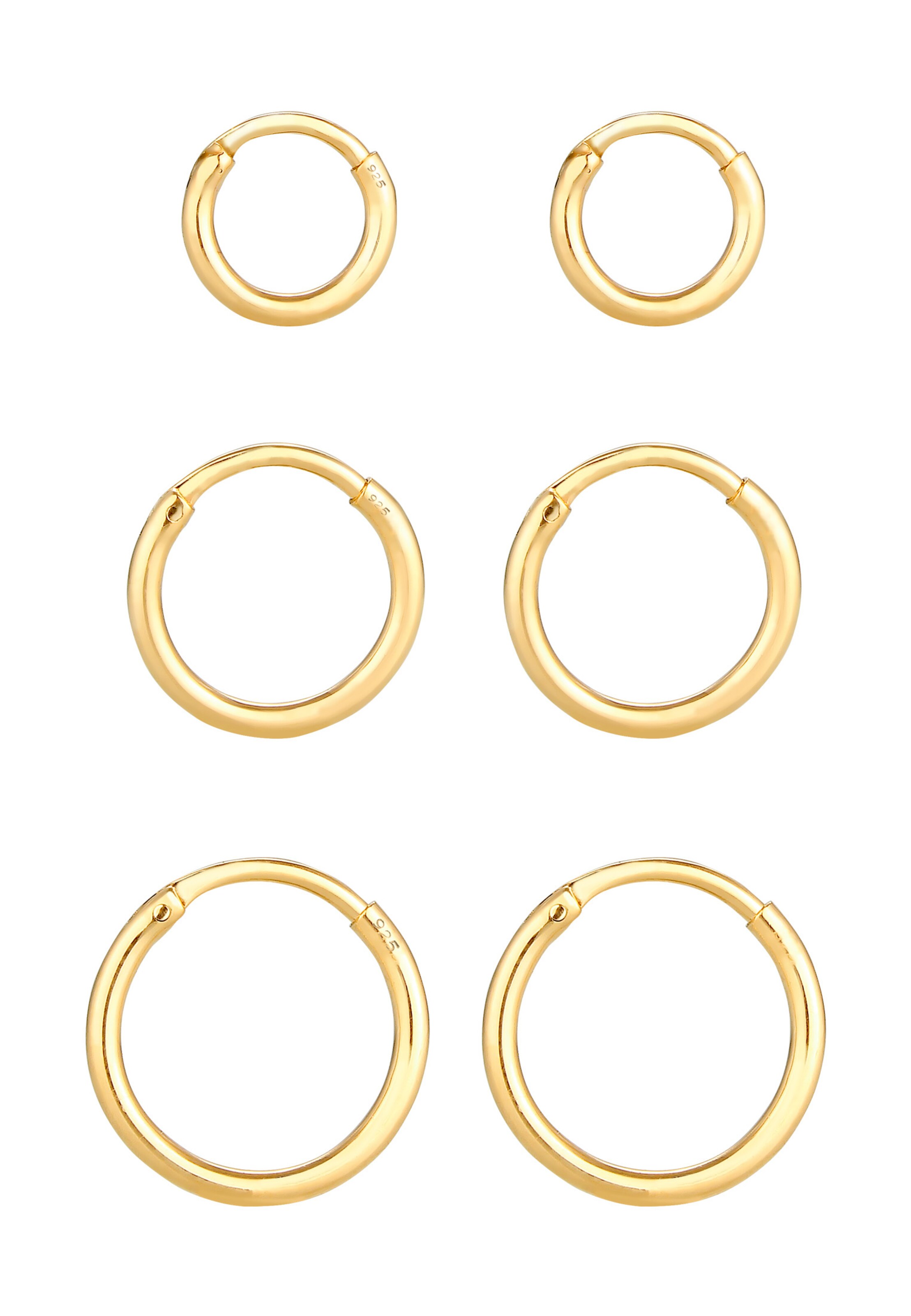 ELLI Σκουλαρίκια 'Creolen' σε χρυσό