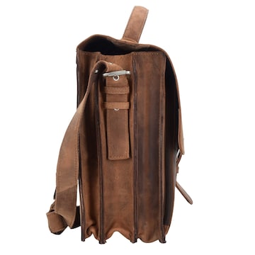 Plevier Document Bag '550er Serie' in Brown